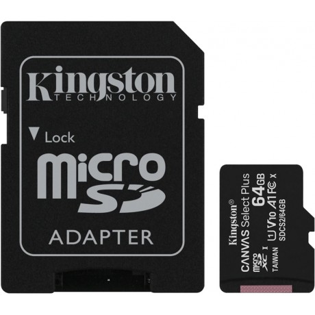 Κάρτα Μνήμης SD 64GB 100MB/s Kingston