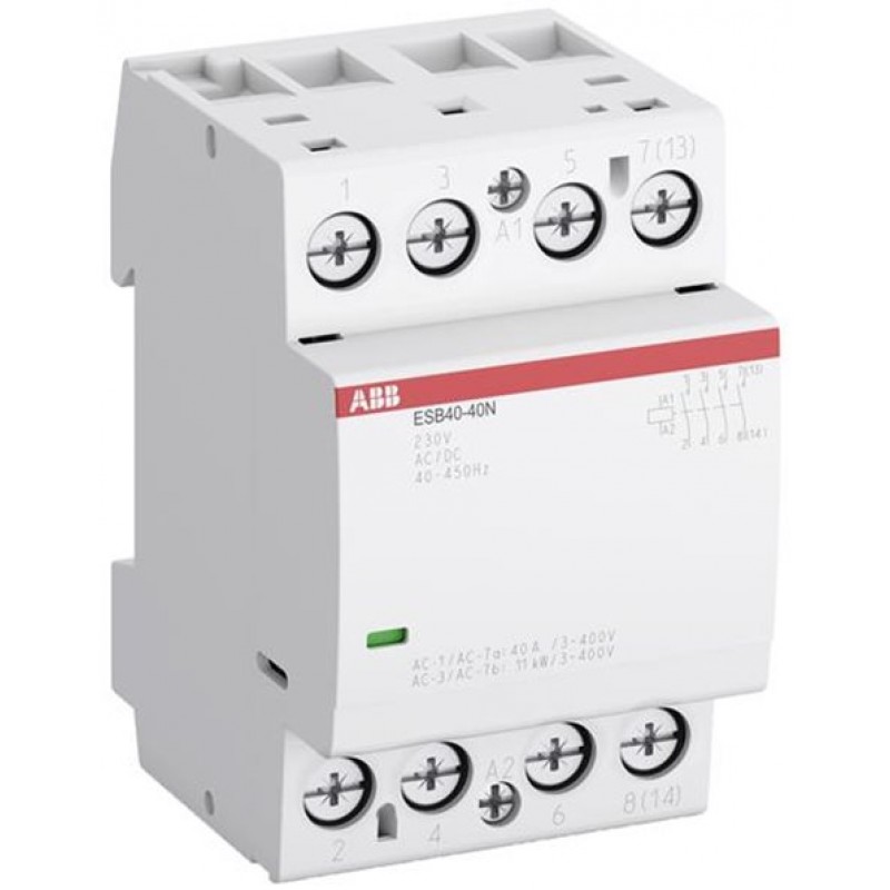 Ρελέ Ισχύος 40A 4Nο 3 Στοιχείων 230V Abb